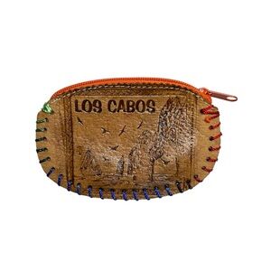 Los Cabos Handcrafted Leather Coin Purse
